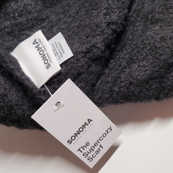 Sanoma black loop scarf NWT Super Cozy Scarf Cold Weather - Picture 4 of 11